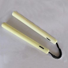 쌍절곤 연습 훈련 호신용 초보 쌍절권 태권도, 나일론 킹콩 매듭 [블랙 로프]