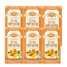 홀베리 그대로 짜낸 레몬생강즙 6박스(총 84포)