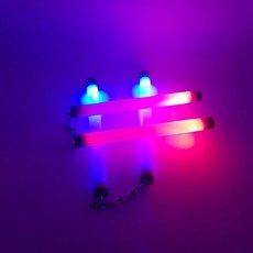 퍼포먼스쌍절곤 화려한 어린이 여친 무대소품 LED 쌍절곤