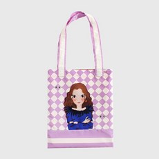 육심원 [육심원] 라인에코백 F 퍼플루나