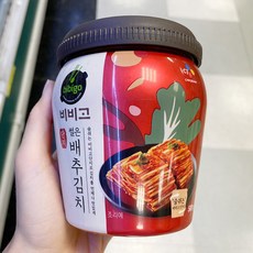 CJ 비비고 썰은배추 단지김치, 종이박스포장, 1개, 500g