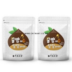 타코 꿀밤이 달달라떼 파우더 870g 2개묶음, 단품, 2개