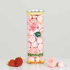 아리감성
 아리감성 수제머랭쿠키 빅사이즈 대용량 원통형 1200ml 호텔델루나 아이유 머랭 국내산 딸기 1200ml 1개