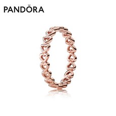 반지 PANDORA 판도라 링크드 러브 로즈 180177