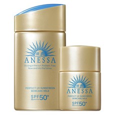 아넷사 퍼펙트 UV 스킨케어 밀크 N 선스크린 SPF50+ PA++++ 60ml + 12ml 세트