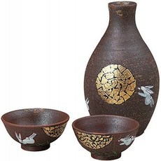 [해외] 도자기 저녁 반주 세트츠키 우사기 주기술병 그이탄미일식 그릇 일본산 일본 술에 어울리는 그릇: