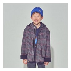 [헤지스키즈] [HAZZYS KIDS] 20FW 미디기장 체크코트 (HQW11CC02M_B