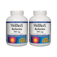 네추럴팩터스 WellBetX 베르베린 500 mg, 120정, 2개