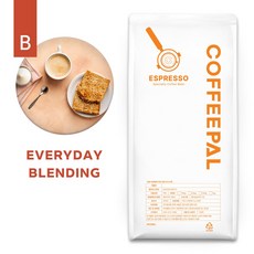 커피팰 에브리블렌딩 스페셜티 원두커피 홀빈, 1개, 1kg, 홀빈(분쇄안함)