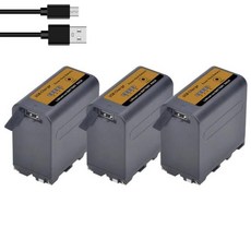 USB 출력 NPF970 배터리 Yongnuo LED 비디오 조명 소니 NP F F750 F550 배터리용 충전기, 03 3 Battery