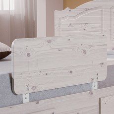 젠티스 침대안전가드 침대보호대 음각형 80cm (화이트 워시), 워시