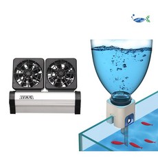 영아쿠아 수조 쿨링팬 냉각팬 보충수통 세트