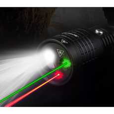 빔 무선 강한 빛 충전 줌 야외 적외선 녹색 광 고출력 장거리 LED 레이저 손전등