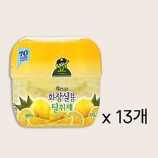 산도깨비 화장실용 탈취제 레몬향, 300g, 13개