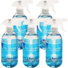 이케어 소독용 에탄올 스프레이 500ml손소독/피부소독/생활소독, 5개, 500ml