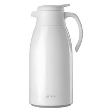 GIANXI 오미 보온 주전자, 1개, 화이트, 1600ml