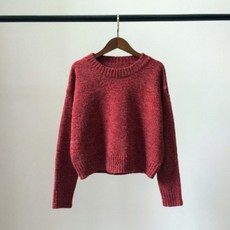 생활도움 가을 겨울 루즈핏 라운드 풀오버에 이너 풀오버 하이웨스트 단아한 이너 니트녀
