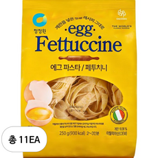 청정원 에그 파스타 페투치니, 250g, 11개