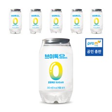 브이톡 제로 레몬에이드 350ml 제로칼로리 탄산음료, 6개