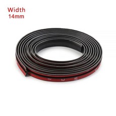 자동차 천장 누수 고무 엣지 보호대 트림 앞 유리 도장 스트립 선루프 웨더스트립 3m 9.84ft 544691, Width 14mm, 1개