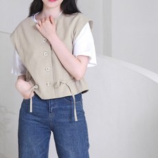 54-151 P1534 - Vest (여성 베스트) HDS-1124 심플한 여성 베스트 만들기 패턴 여성조끼패턴 옷만기패턴 종이옷본 - 조끼패턴