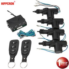 자동차 잠금 도어 원격 제어 키리스 엔트리 시스템 키트 4 액츄에이터 범용 12V, 단일옵션, 1개, 01 CHINA