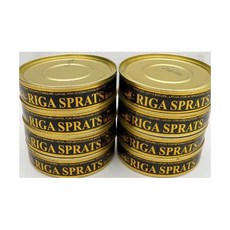 생선통조림 Sprats Riga 훈제12팩 골드 스타 식물성 기름 라트비아 통 5.6온스