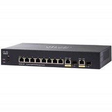 SG350-10 8포트 + 2SFP 기가비트 매니지먼트 스위칭허브, CISCO
