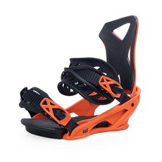 스텝인바인딩 스노보드 바인딩 다목적 성인 남녀공용 스키 장비, 블랙 오렌지 스텝인바인딩