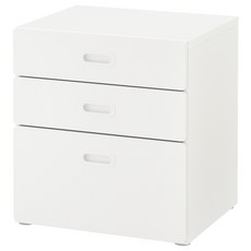3칸서랍장 화이트 화이트 STUVA FRITIDS 60x64 cm, 기본