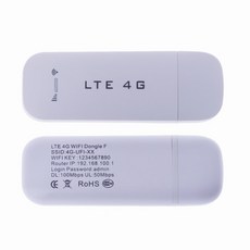 4G LTE USB 모뎀 어댑터 무선 네트워크 카드 흰색 4g WiFi 라우터, 한개옵션0, 1개