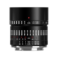 TTArtisan 50mm f0.95 마운트 렌즈 범용 캐논 니콘, 미러싱글수동렌즈L마운트공식규격