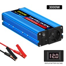 변압기 인버터 순수 사인파 전압 전달 컨버터 충전 어댑터 EU 소켓 2500W 3500W 4500W 5000WDC 12V 24V to AC 220V 230V, 1개, 7) 24V3000W 50HZ EU