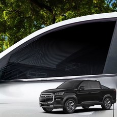 렉스턴스포츠쿨맨 모기장 방충망 캠핑 햇빛가리개, SUV1열2P, 1개