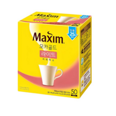 맥심 모카골드 라이트 커피믹스, 11.8g, 50개입, 12개