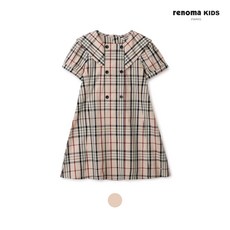레노마키즈 R2321O600 변형세일러카라체크원피스