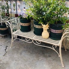 빈티지철재벤치