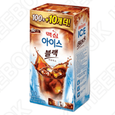 맥심 아이스블랙 커피믹스100T+10 110T 시원한, 1개