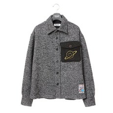 APOLLO HEAVY WOOL MACKINAW SHIRTS GRAY