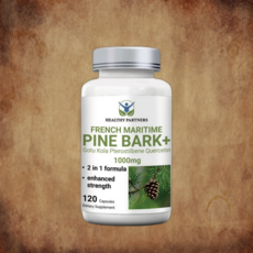 HEALTHY PARTNERS 프랑스해안송 소나무껍질추출물 고투콜라 프테로스틸벤 퀘르세틴 1000mg 피크노제놀성분 폴리페놀