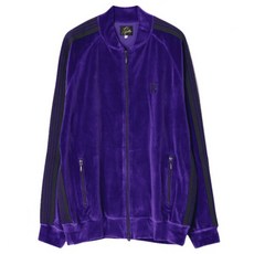 NEEDLES 니들스 23FW R.C. Track Jacket - C/PE Velour Purple (NS251) (R.C 트랙 자켓)