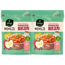 (냉장)비비고 우리아이 한입 썰은김치270gx2개