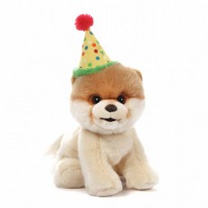 BOO인형 BOO 월드넘버원 해피 버스데이 부 강아지인형-4034210 포메라니안인형, 상세페이지 참조, 1개