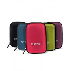 ORICO 2.5 인치 하드 보관 케이스 휴대용 HDD 보호 케이스 SSD 본체 / 케이블 소품 수납 찰과상 방지 방진 내충격 2.5 인치 SS, 단일상품
