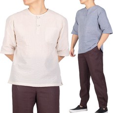 남서용계량한복반팔브이넥