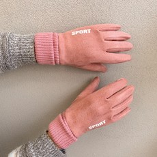여성장갑 장갑 가을겨울 보온 기모 터치 매치하기좋은 타입학생 겨울 바이크 운동 방한 남성 운전