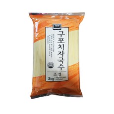 (금성제면)쫄깃하고 부드러운 면발 구포치자국수 소면 3kg 정말맛나요, 1개