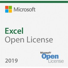 [멸치쇼핑]MS Excel 2019 SNGL OLP NL 기업용 / 액셀 / 라이선스 / 영구사용, 상세페이지 참조