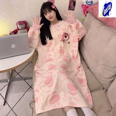 시나모롤잠옷 서브컬쳐 귀여운 일본풍 고등학생 후디 하이틴 복고풍