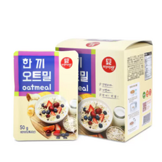 코스트코 MIRANG 미이랑 한끼 오트밀 500g x 6개 50g 10봉, 500g_연우인터내셔날코스트코(50gx10봉)x6개